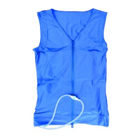 熱中症対策人間エアコンスターターセット【CA3E317i】ボディ冷却着衣ベスト型水冷服(下着)人間エアコンCoolArmor CA3 typeE Blue+CS317i(水循環ポーチ)（2017.6.15以降出荷予定）